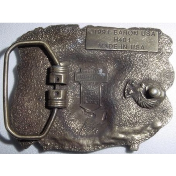 Flaga z silnikiem klamra brązowa (id. 2821)